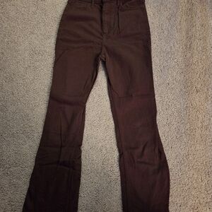 Hollister Chocolate Brown Pants Size 3 S W26 L29 Womens